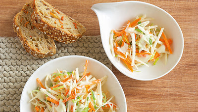Farmersalat mit Lauch und Sellerie