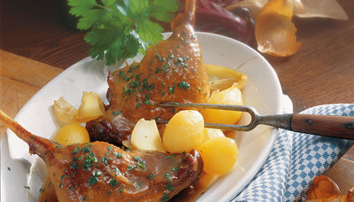 Gänsekeule mit Rotkohl