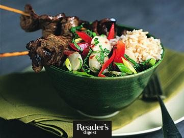Asiatische Grillspießchen