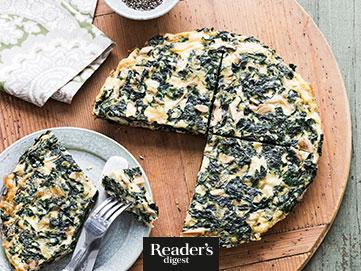 Mangold-Mandel-Frittata