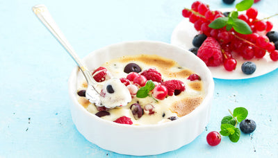 Beerensalat mit Zabaione