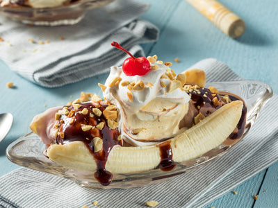Eisbecher Bananensplit