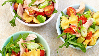 Sommerlicher Hähnchen-Nudel-Salat