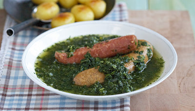 Grünkohl mit Räucherwurst