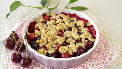 Kirsch-Crumble: Köstliche Früchte mit knusprigen Streuseln