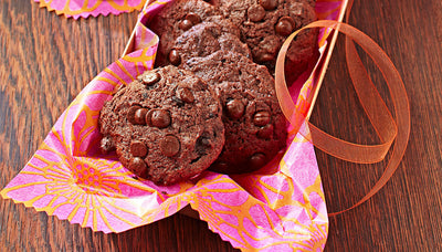 Schokoladen-Himbeer-Cookies
