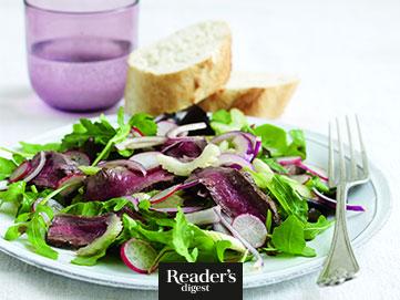 Sommerlicher Rindfleischsalat