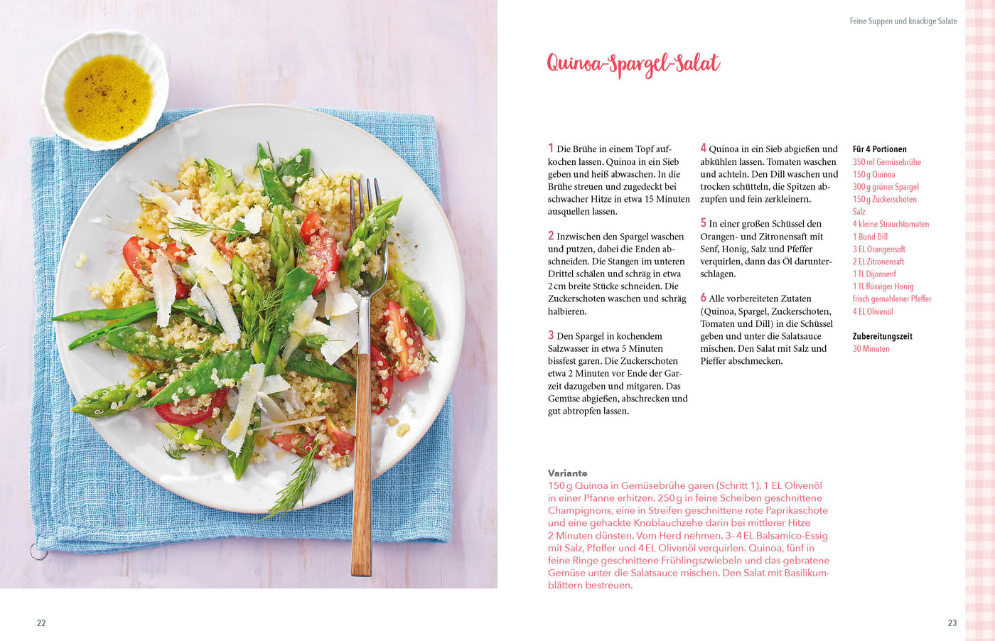 Frische Rezepte mit Spargel, Erdbeeren und Co