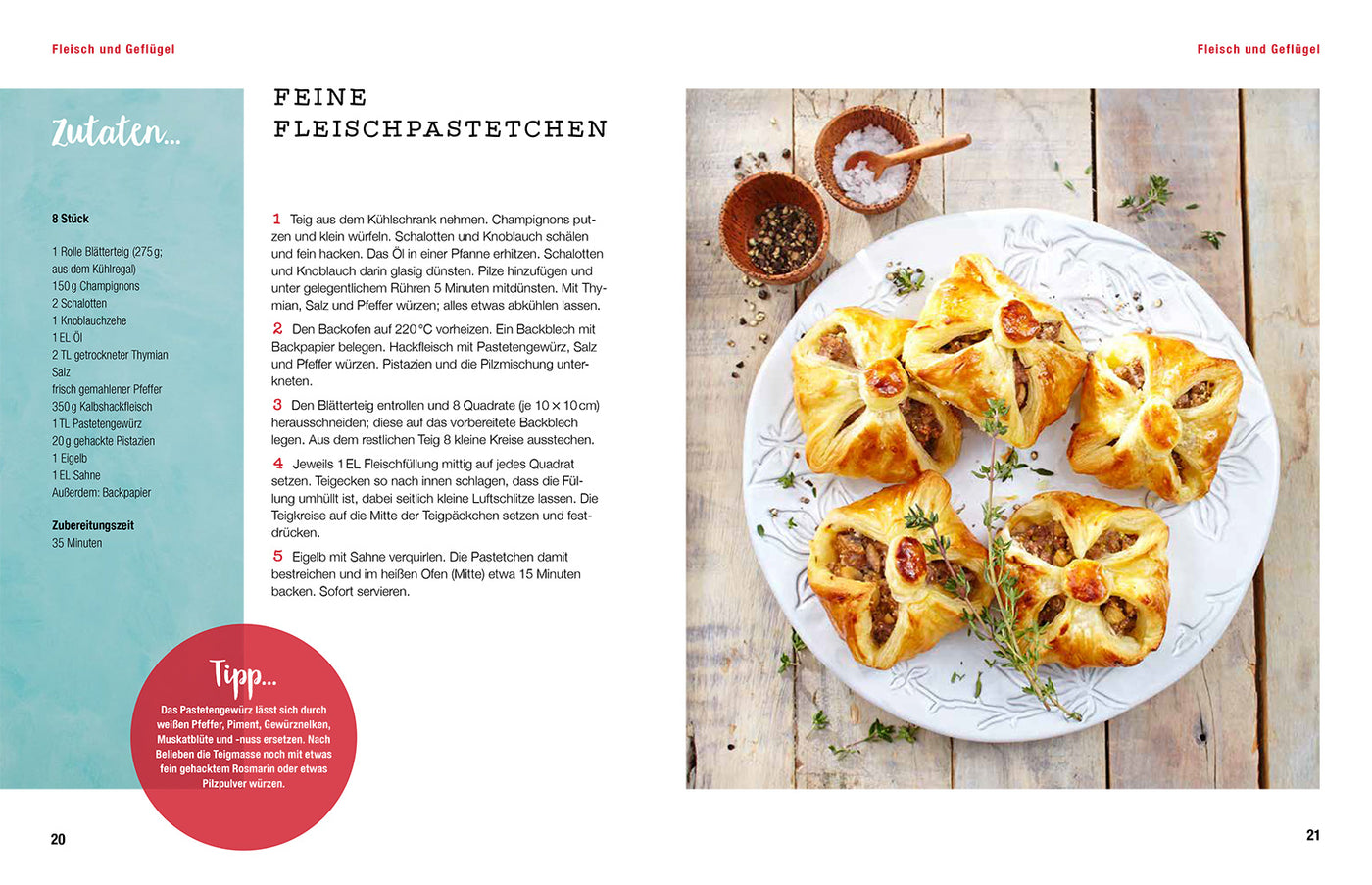 Vorspeisen, Snacks & kleine Gerichte