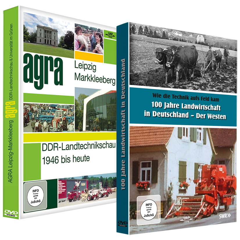 Landwirtschaft: agra DDR-Landtechnikschau + Landwirtschaft - Der Westen