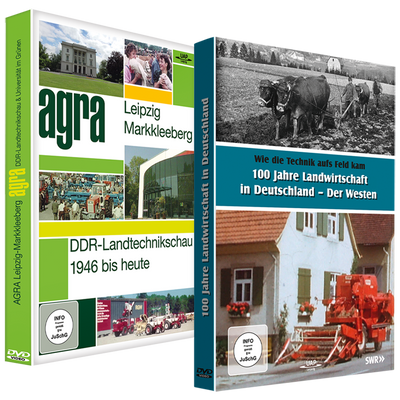 Landwirtschaft: agra DDR-Landtechnikschau + Landwirtschaft - Der Westen