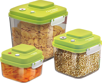 Vakuum-Frischhalteboxen (3er-Set)