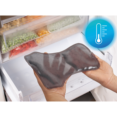 Geradehalter mit Kühl- und Wärmeeinlagen