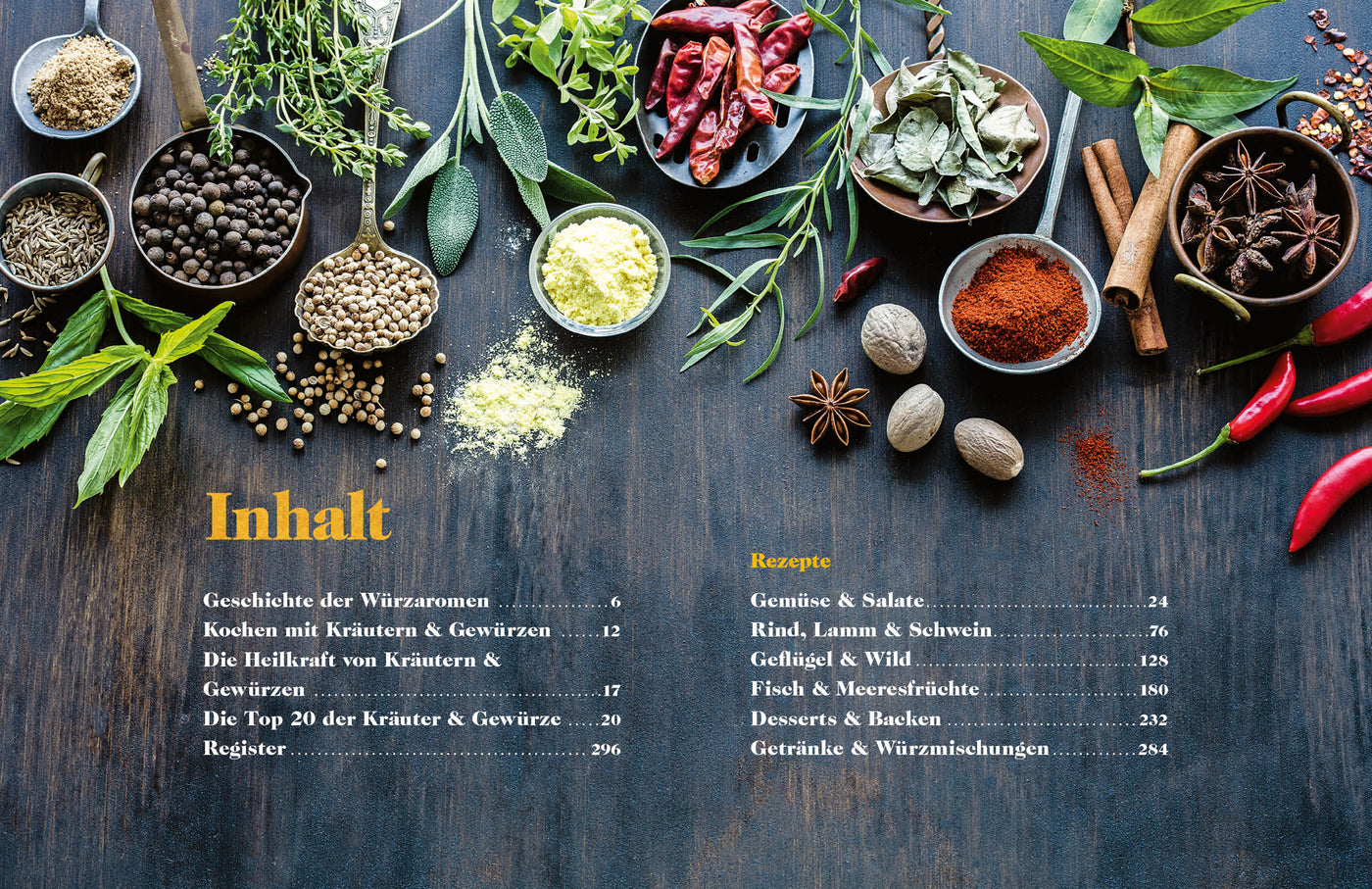 Gesund kochen mit Kräutern und Gewürzen