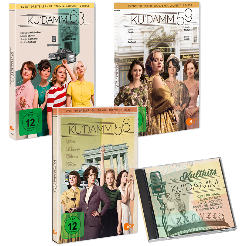 Ku'damm - 56, 59, 63 / ZDF-Familienserie + Kulthits-CDs