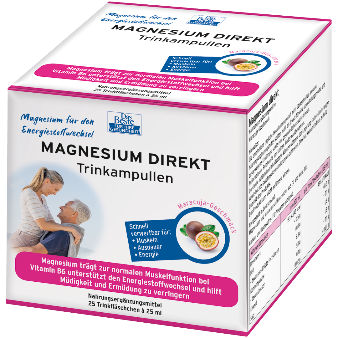 Magnesium direkt Trinkampullen