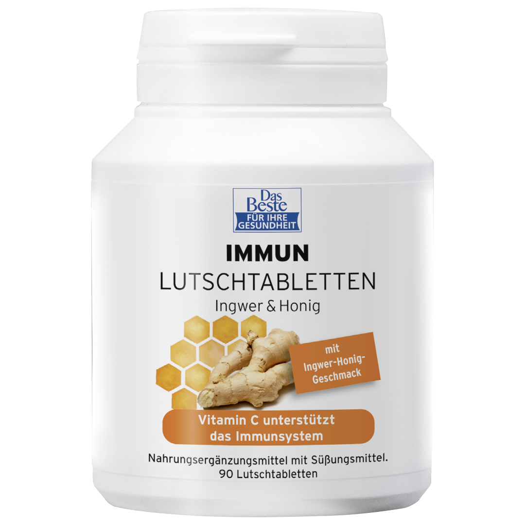 Lutschtabletten Ingwer & Honig