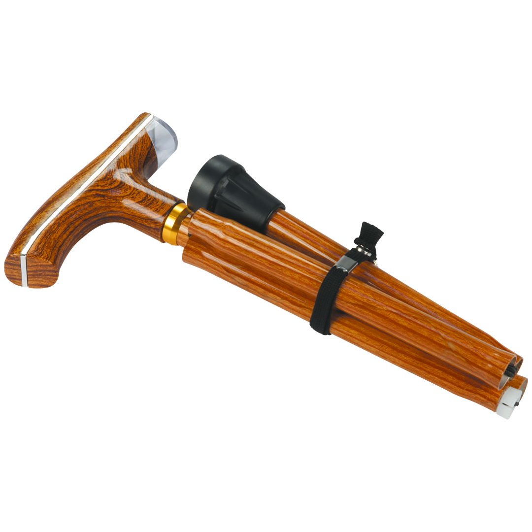 faltbarer Gehstock mit Licht