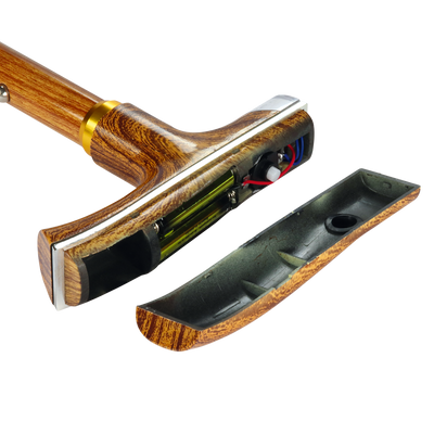 faltbarer Gehstock mit Licht