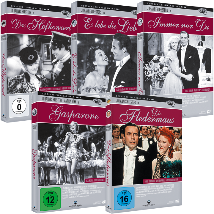 Best of Johannes Heesters - Die Fledermaus, Gasparone, Immer nur Du, Es lebe die Liebe, Das Hofkonzert