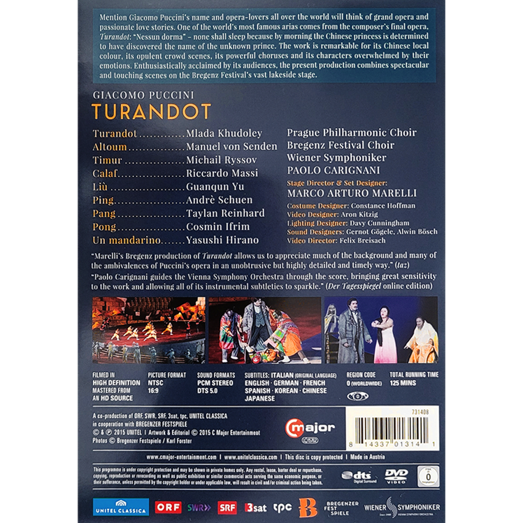 Bregenz: Carmen & Turandot