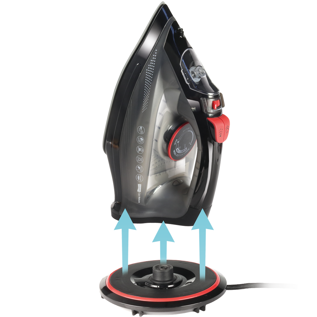 Dampfbügelleisen kabellos