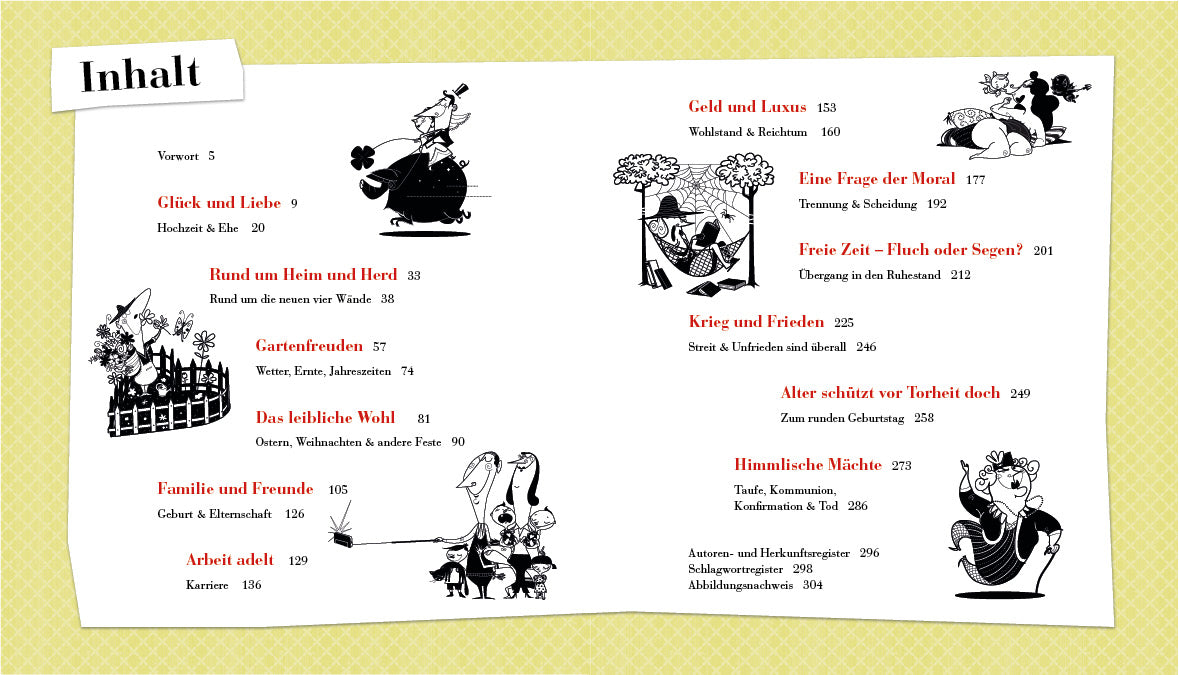 Buch Geflügelte Worte und Weisheiten plus Postkarten-Set (2er Set)