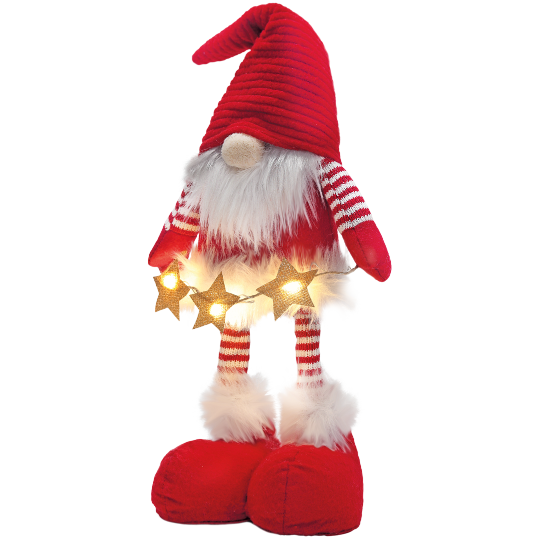 Weihnachtswichtel mit LED