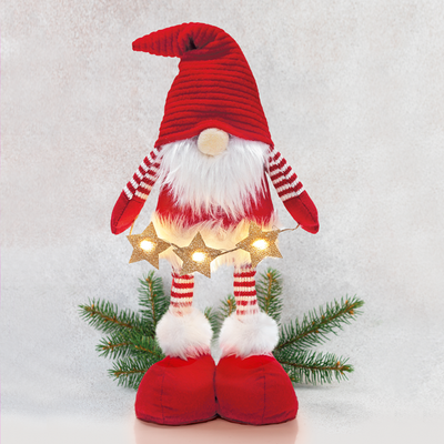 Weihnachtswichtel mit LED