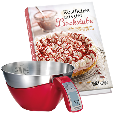 Köstliches aus der Backstube + digitale Küchenwaage (Set)
