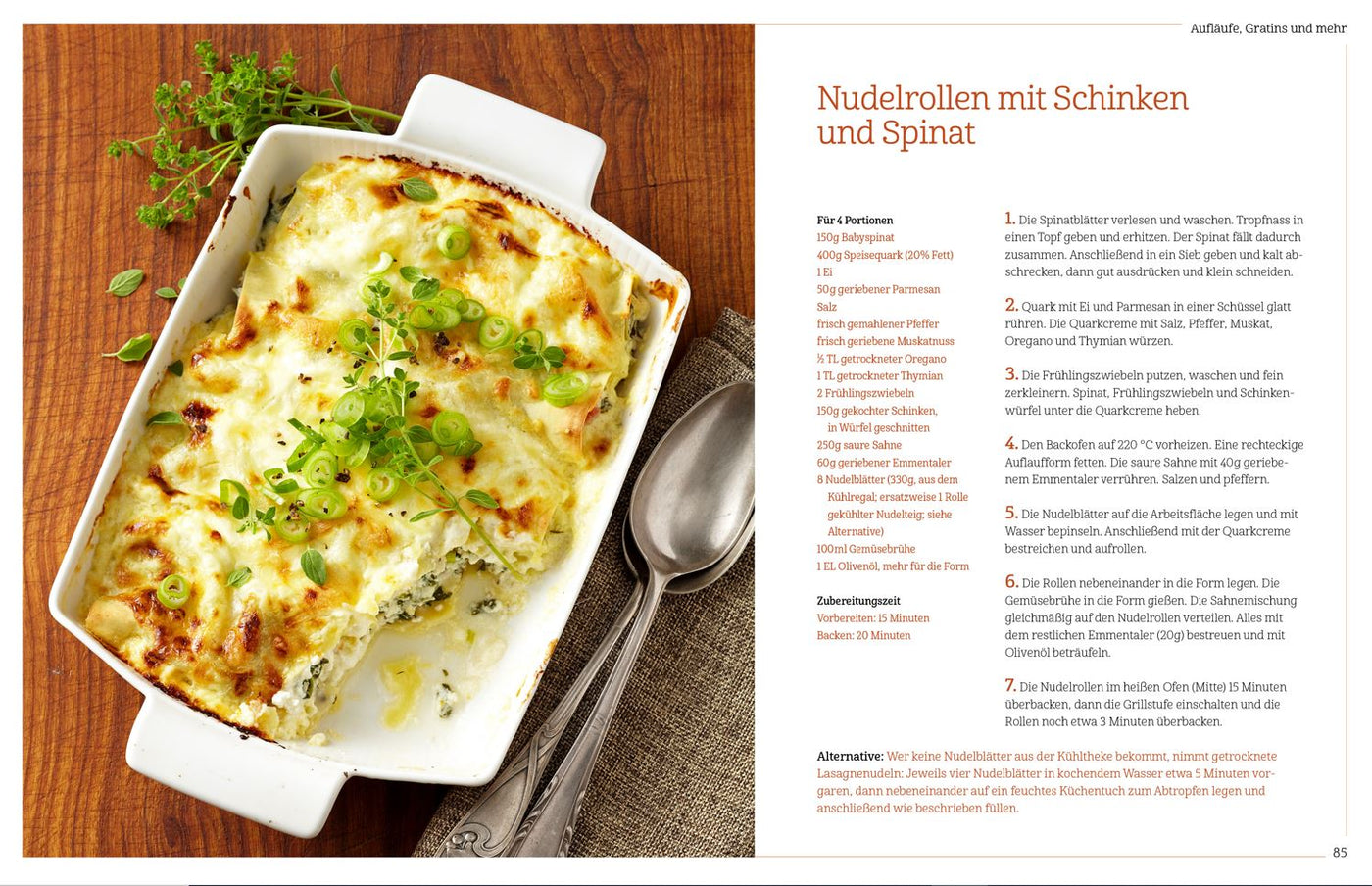 Lieblingsgerichte aus dem Backofen