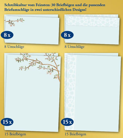 Das große Buch der Lebensweisheiten + Briefpapierset (2er Set)