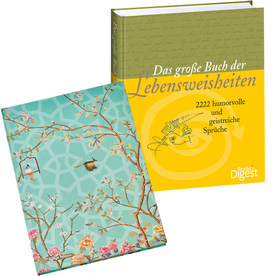 Das große Buch der Lebensweisheiten + Briefpapierset (2er Set)