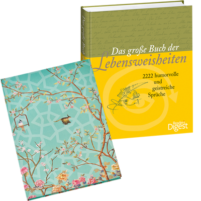 Das große Buch der Lebensweisheiten + Briefpapierset (2er Set)
