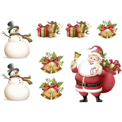 Set: Buch »Fest der Freude« + Fensterbilder  + Weihnachtskarten-Set