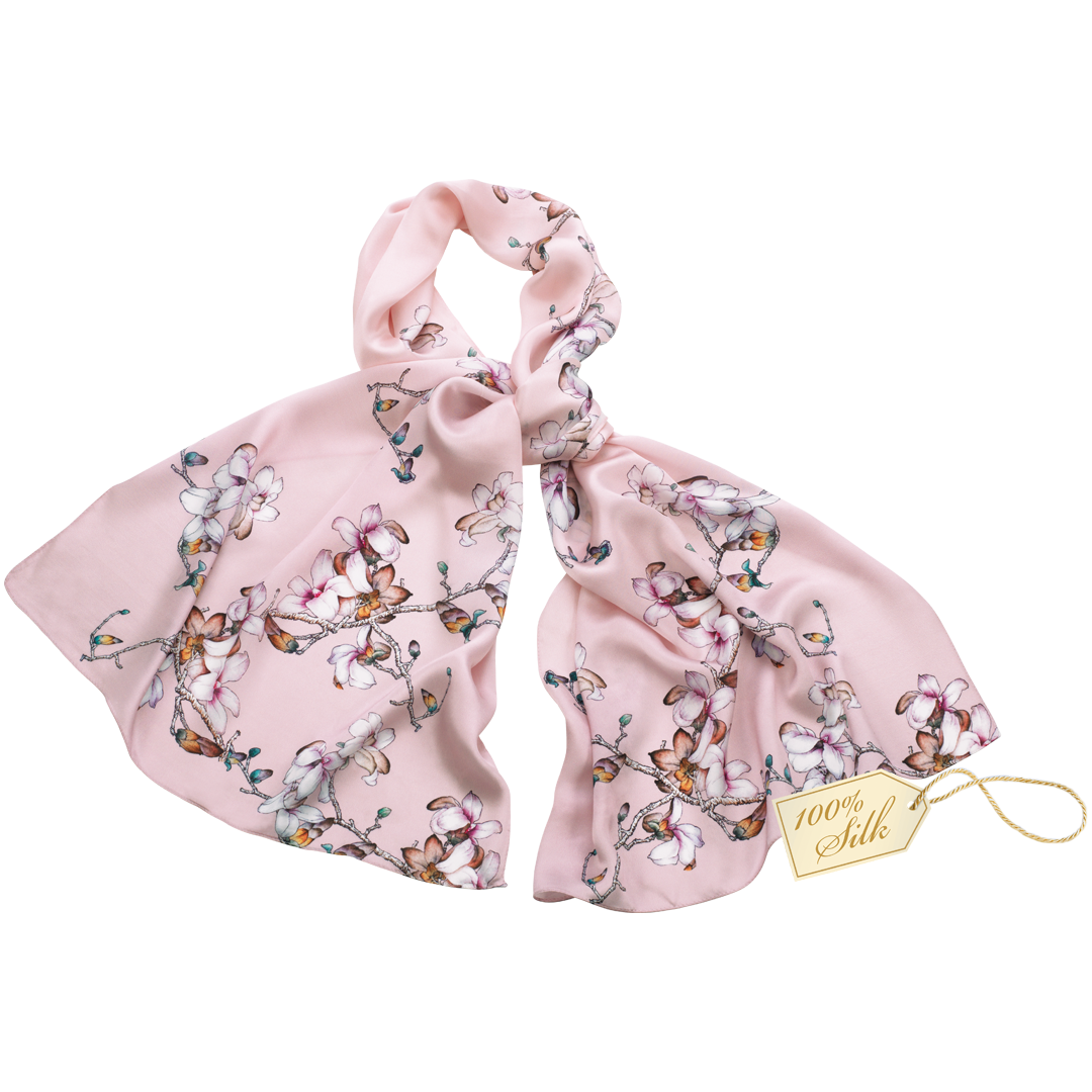 Seidenschal »Schmetterling« mit Schalring