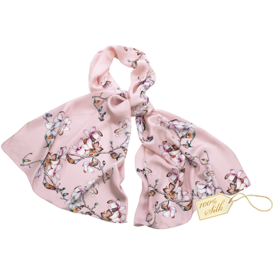 Seidenschal »Schmetterling« mit Schalring