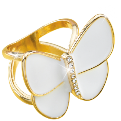 Seidenschal »Schmetterling« mit Schalring
