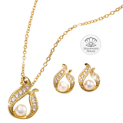 Schmuck-Set »Perlen & Zirkonia«