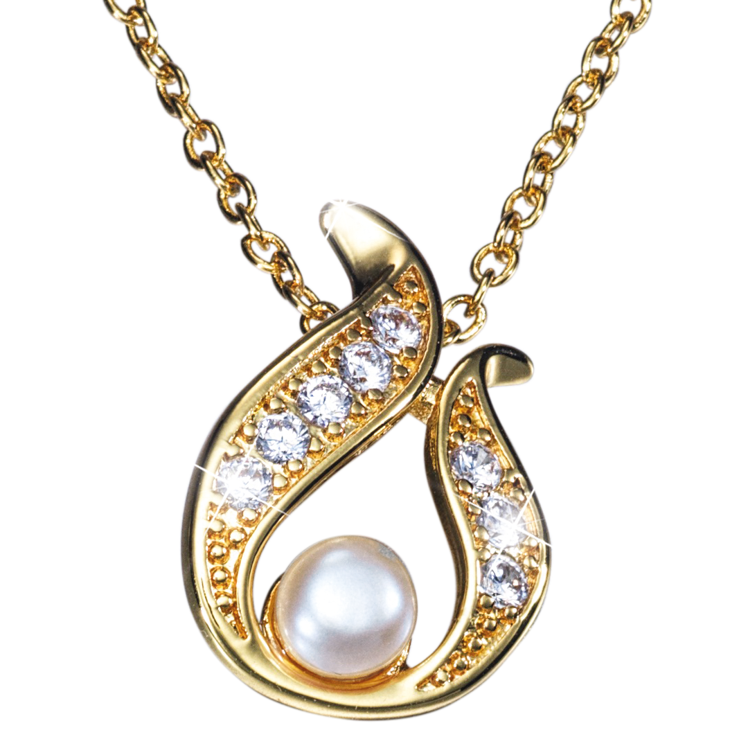 Schmuckset "Perlen & Zirkon"