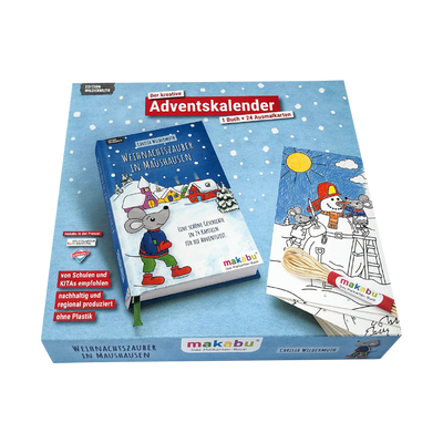Adventskalenderset und Geschenkpapier (2er Set)
