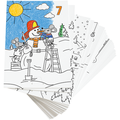Adventskalenderset und Geschenkpapier (2er Set)