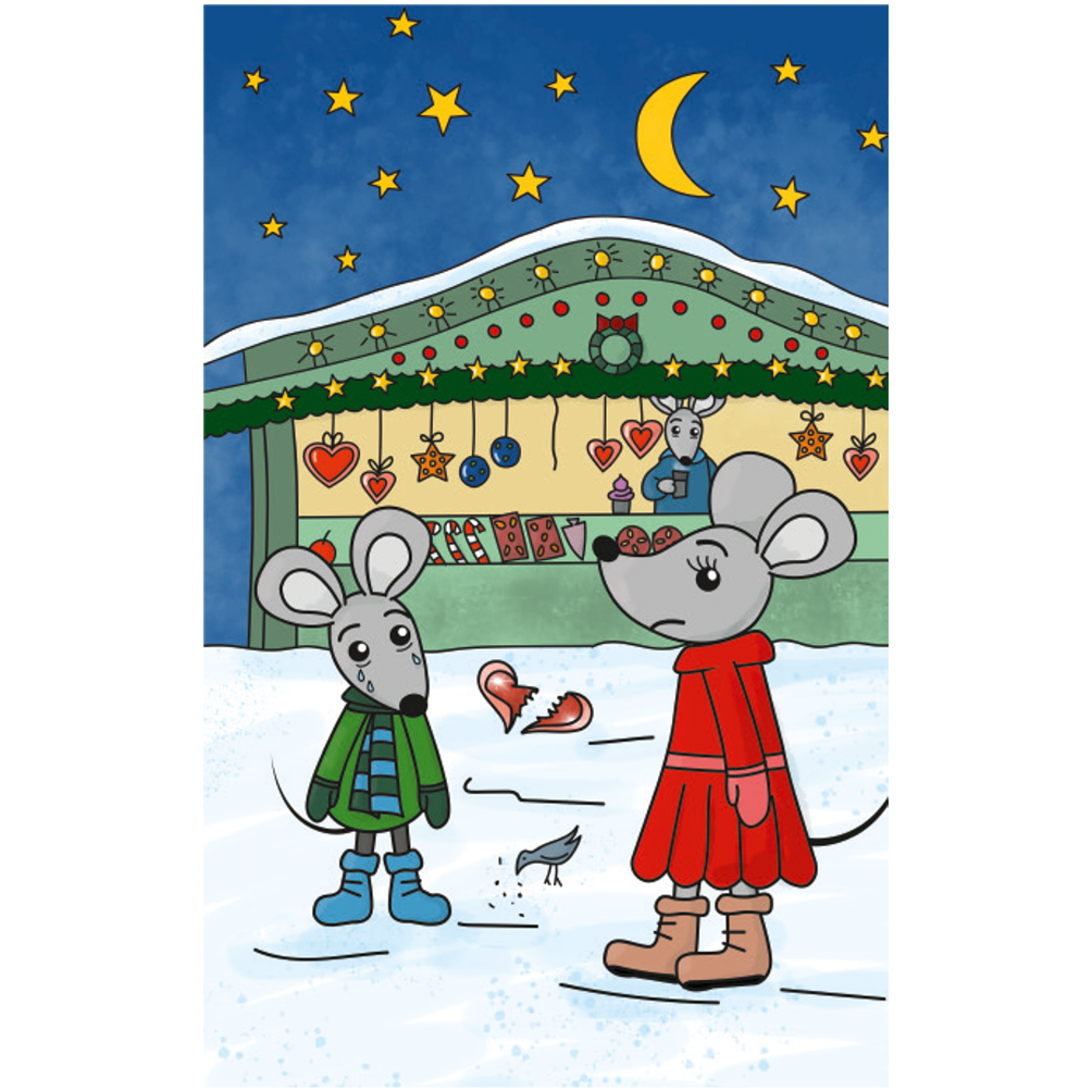 Adventskalenderset und Geschenkpapier (2er Set)