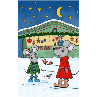 Adventskalenderset und Geschenkpapier (2er Set)