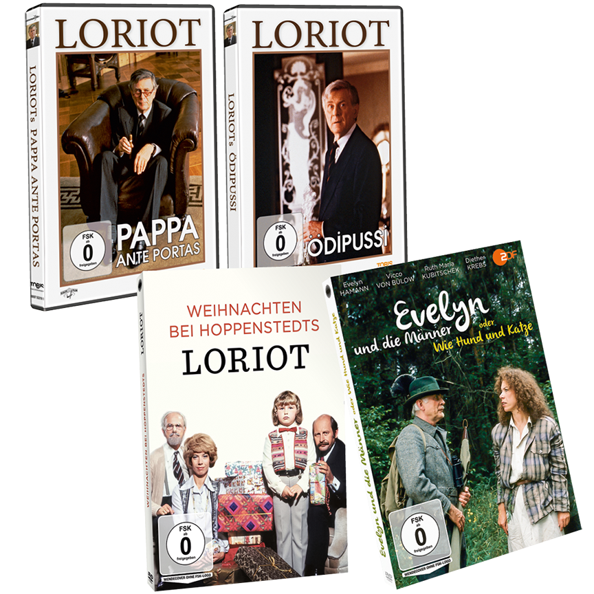 Loriot und Evelyn Hamann: PAPPA ANTE PORTAS, ÖDIPUSSI, Weihnachten bei den Hoppenstedts, Evelyn und die Männer