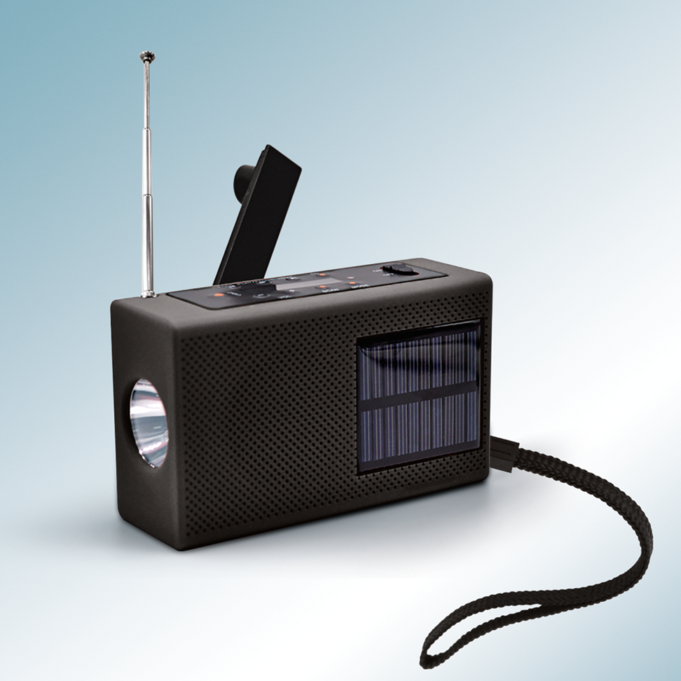Solar-Radio mit Kurbel