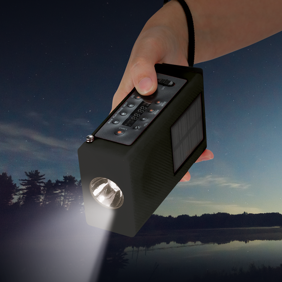 Solar-Radio mit Kurbel