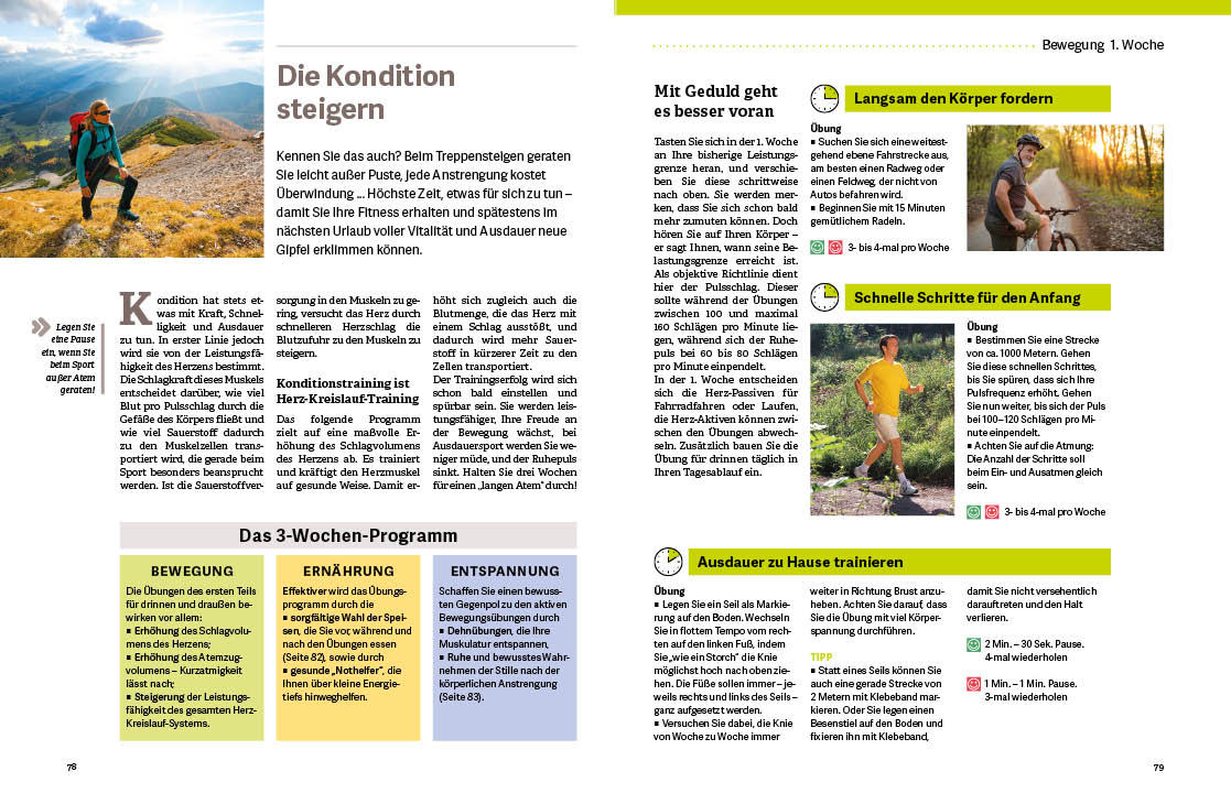 Täglich 15 Minuten für meine Gesundheit