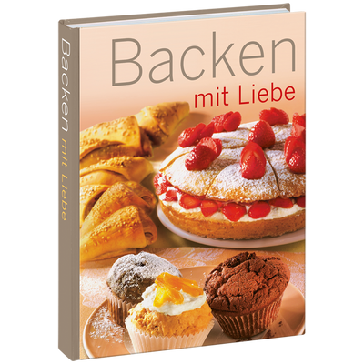 Set: Buch »Backen mit Liebe« und Backform
