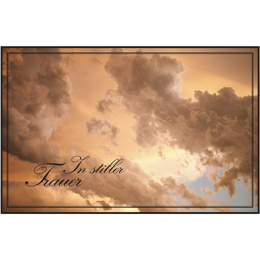 Trauerkarten-Set mit Buch